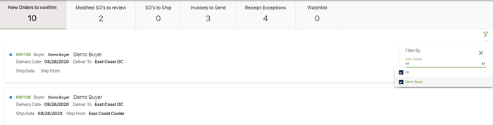 AUG20-Task Center And Dashboard filter